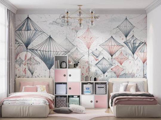Dekorami Layang 4 - mural dla dzieci w lampiony