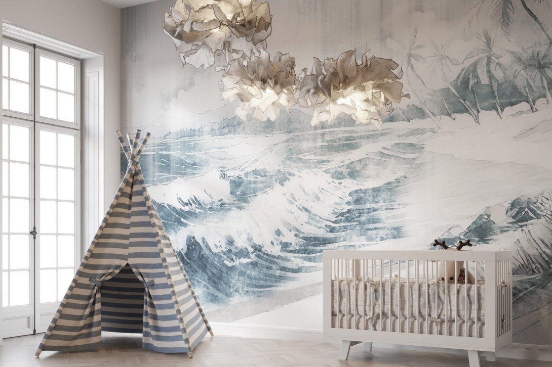 Dekorami Waikiki 2 - mural w egzotyczny krajobraz