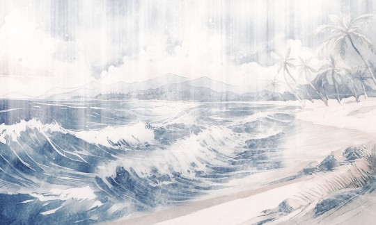 Dekorami Waikiki 4 - mural w egzotyczny krajobraz