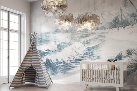 Dekorami Waikiki 4 - mural w egzotyczny krajobraz