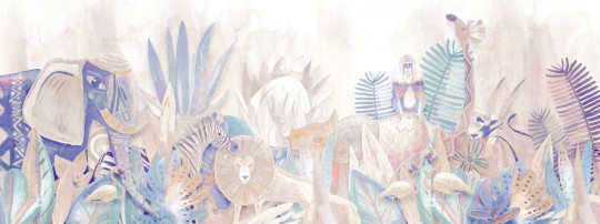 Dekorami Africa 2 - mural dla dzieci w motyw dżungli