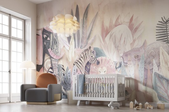 Dekorami Africa 5 - mural dla dzieci w motyw dżungli