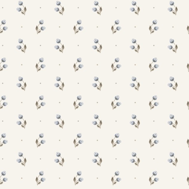 Sandberg S10469 Ett Hem, Oland Siv Misty Blue - tapeta w jagody
