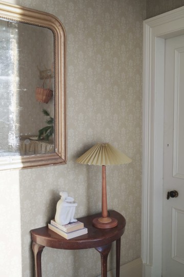 Sandberg S10459 Ett Hem, Oland Alva Beige - tapeta w roślinne medaliony