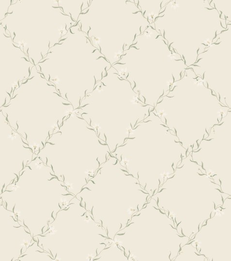 Sandberg S10457 Ett Hem, Oland Ewa Sandstone - tapeta w roślinne girlandy