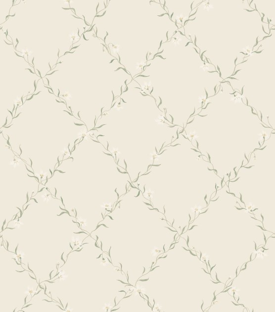 Sandberg S10457 Ett Hem, Oland Ewa Sandstone - tapeta w roślinne girlandy