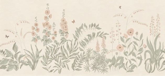 Sandberg S10483 Ett Hem, Oland Aino Pastel - mural letnia łąka