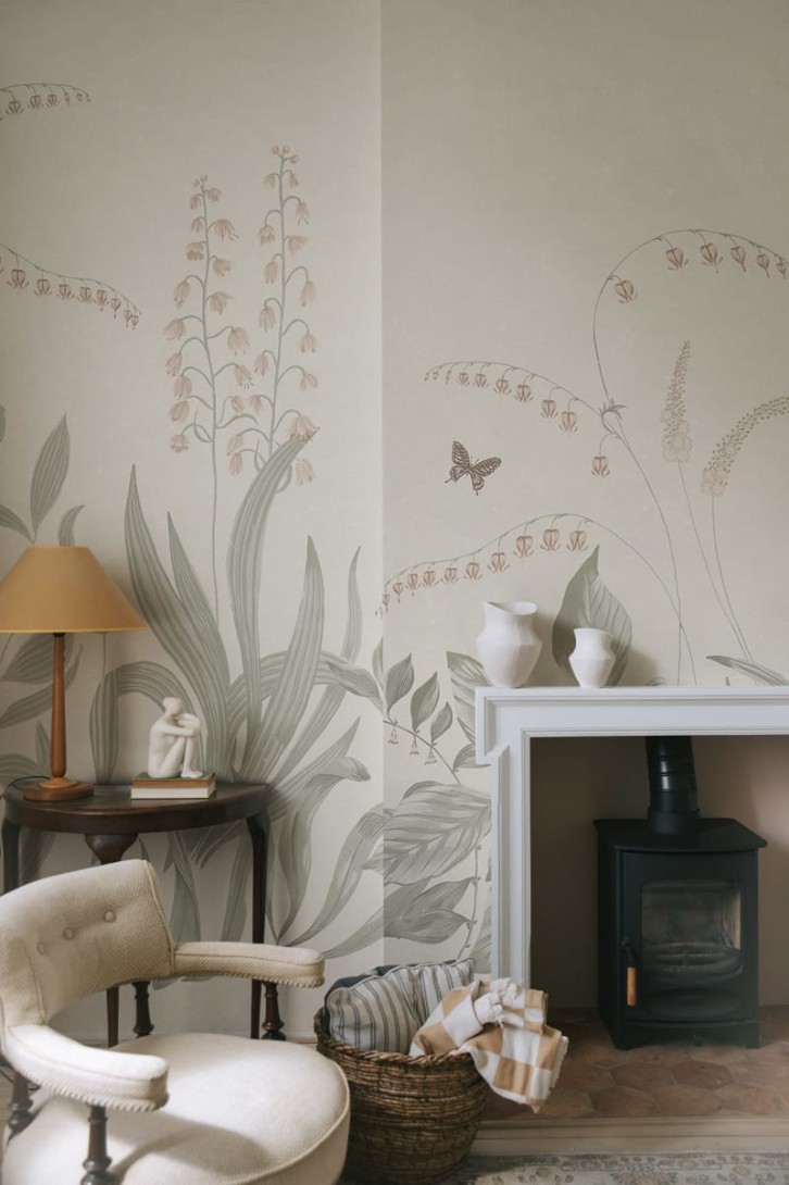Sandberg S10483 Ett Hem, Oland Aino Pastel - mural letnia łąka