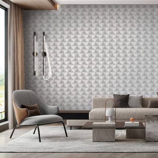 Emiliana Parati 20020-TEK New Tekko - tapeta w trójwymiarowy wzór geometryczny