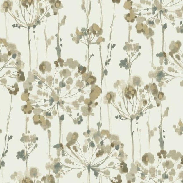 York CN2103 Candice Olson Modern Artisan Second Edition Flourish Neutral - tapeta w akwarelowe dmuchawce