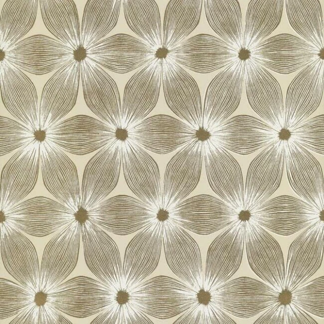 York CI2304 Candice Olson Modern Artisan Second Edition Everlasting Beige/Gold - tapeta w kwiaty