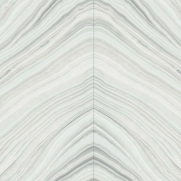 York CI2414 Candice Olson Modern Artisan Second Edition Onyx Strata Sheer Grey - tapeta w organiczną jodełkę