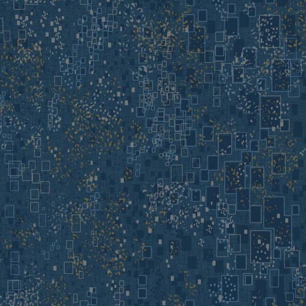 York CI2321 Candice Olson Modern Artisan Second Edition Gilded Confetti Navy - tapeta w abstrakcyjny wzór