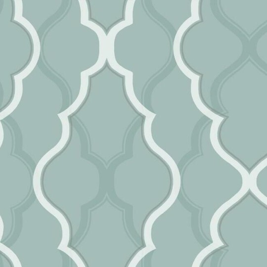 York CI2394 Candice Olson Modern Artisan Second Edition Double Damask Verdant - tapeta w geometryczny wzór