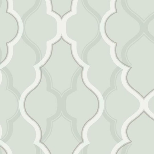 York CI2397 Candice Olson Modern Artisan Second Edition Double Damask Silver - tapeta w geometryczny wzór
