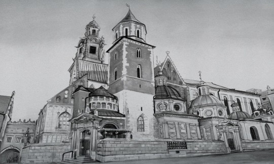 Wall Art Wawel - mural architektoniczny w Zamek Królewski na Wawelu