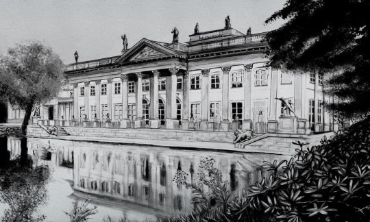 Wall Art Royal - mural architektoniczny w Łazienki Królewskie