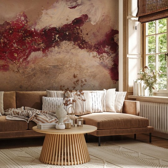 Wall Art Mon Cheri - mural w abstrakcyjny motyw
