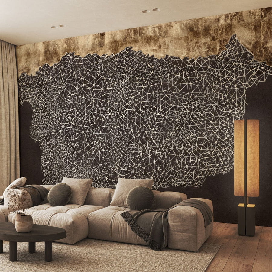 Wall Art Mire - mural w abstrakcyjny motyw