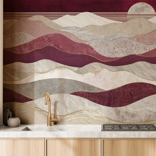 Wall Art Merlot - mural w górski pejzaż