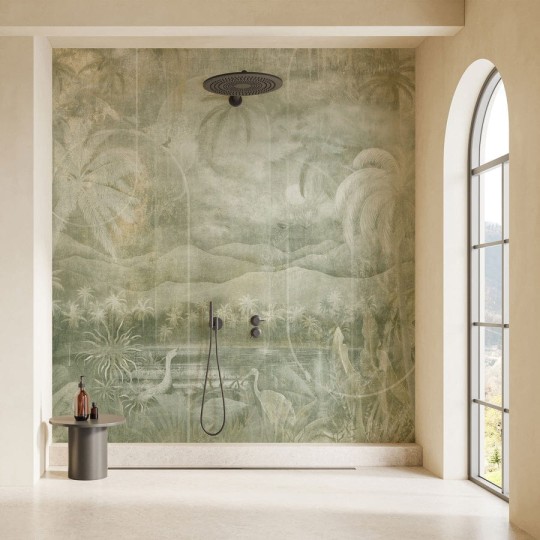 Wall Art Juca - mural w egzotyczne rośliny i ptaki