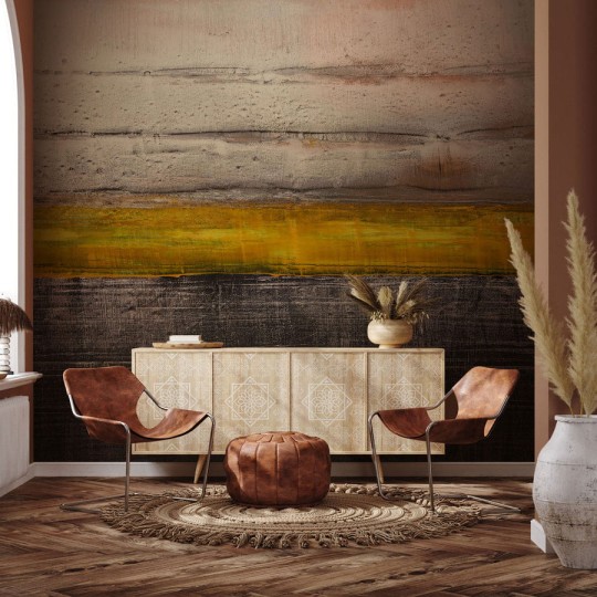 Wall Art Sunset - mural w abstrakcyjny wzór
