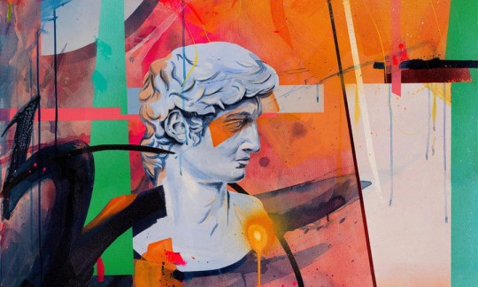 Wall Art Buenos - mural w stylu pop art.