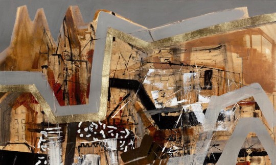 Wall Art Figaro - mural w abstrakcyjny motyw