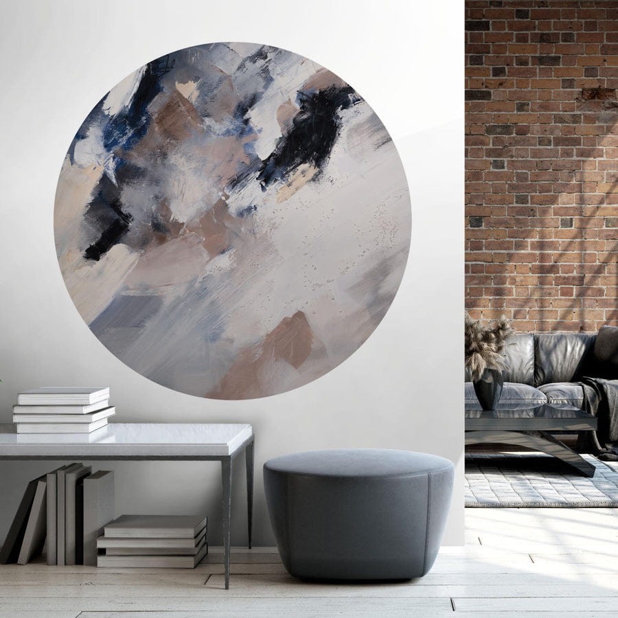 Wall Art Mascarpone - mural koło w abstrakcyjny wzór