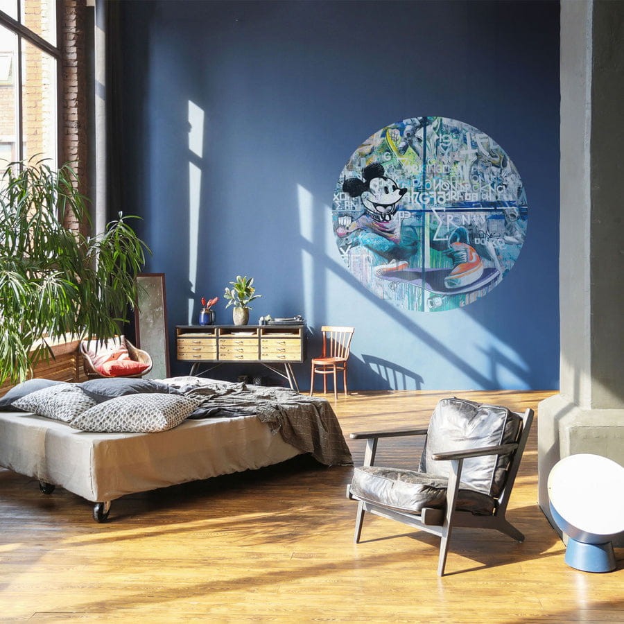 Wall Art Bronx - mural koło w abstrakcyjny wzór