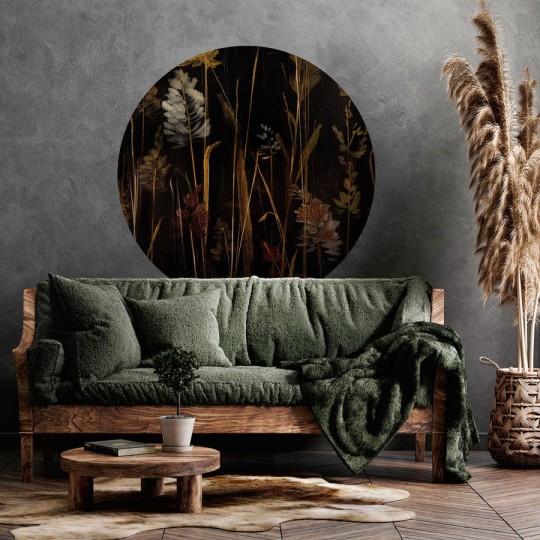 Wall Art Calamus - mural koło w zboża