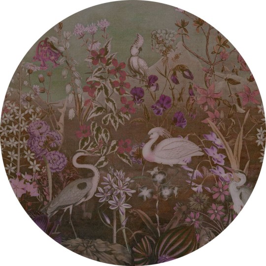 Wall Art Paradiso - mural koło w ptaki