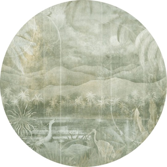 Wall Art Juca - mural koło w ptaki