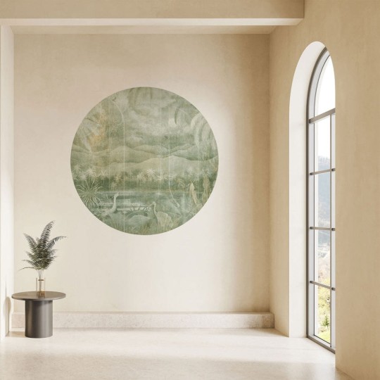 Wall Art Juca - mural koło w ptaki