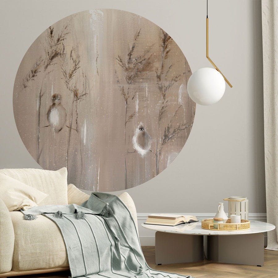 Wall Art Aves - mural koło w pisklaki