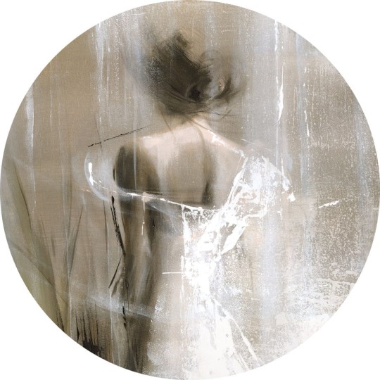 Wall Art Cambio - mural koło w kobiecą postać