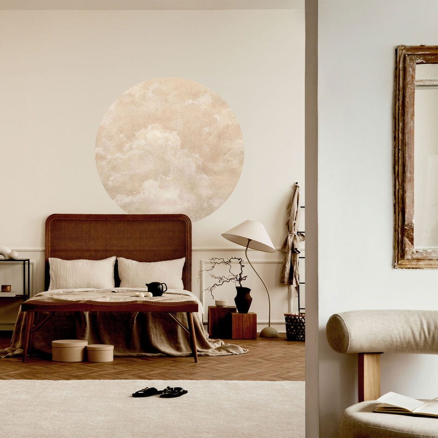 Wall Art Nubes - mural koło w chmury