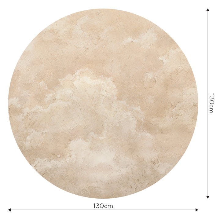 Wall Art Nubes - mural koło w chmury