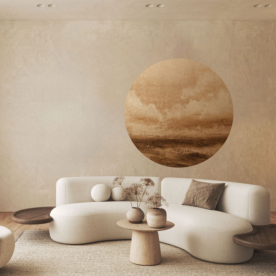 Wall Art Tormenta - mural koło w chmury