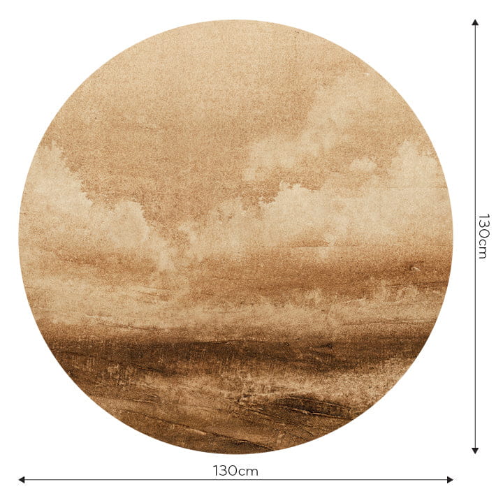 Wall Art Tormenta - mural koło w chmury