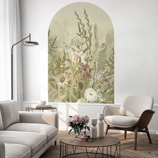 Wall Art Bloom - mural łuk w motyw roślinny