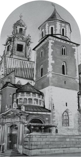 Wall Art Wawel - mural łuk w Zamek Królewski na Wawelu