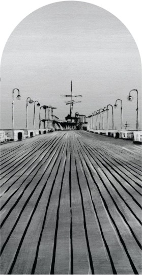 Wall Art Molo - mural łuk w molo w Sopocie