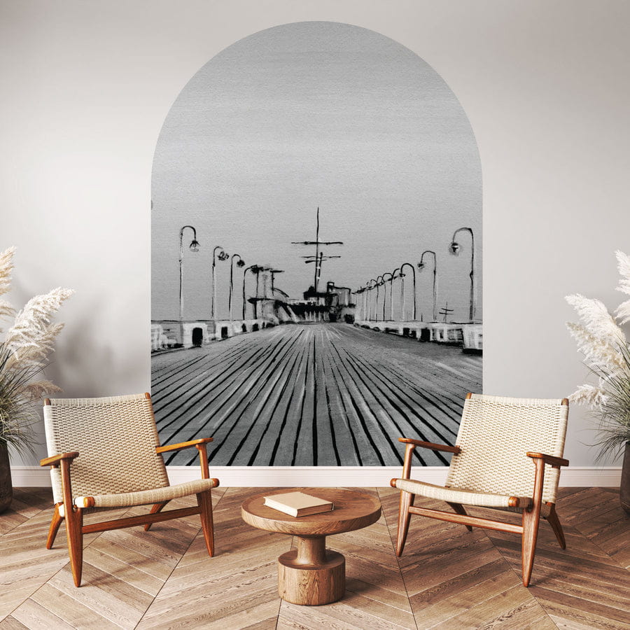 Wall Art Molo - mural łuk w molo w Sopocie