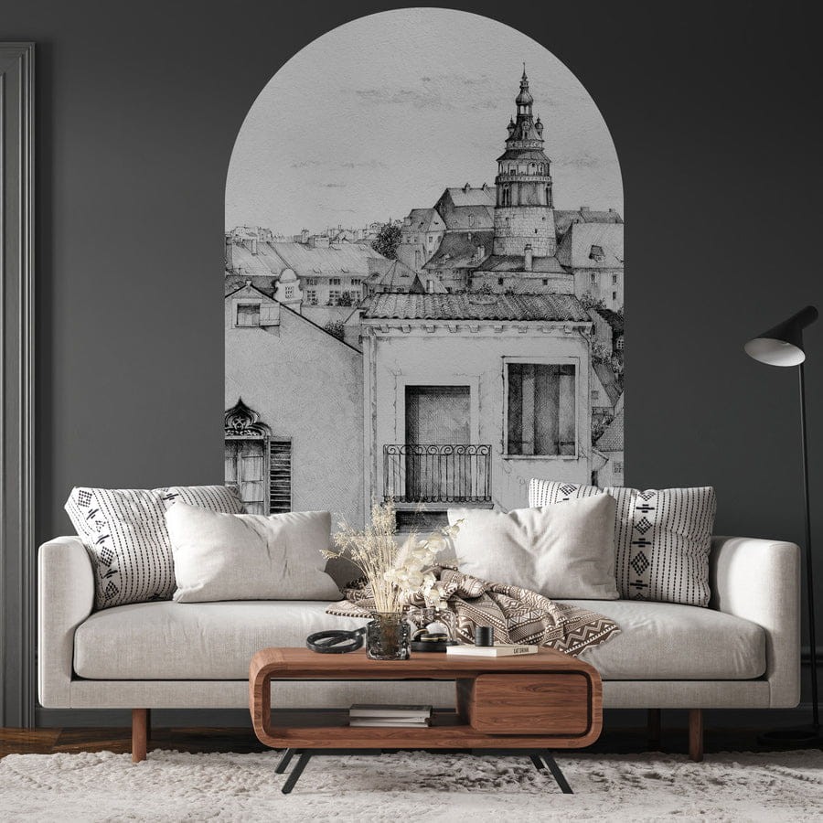 Wall Art Vichy - mural łuk w architektoniczny motyw
