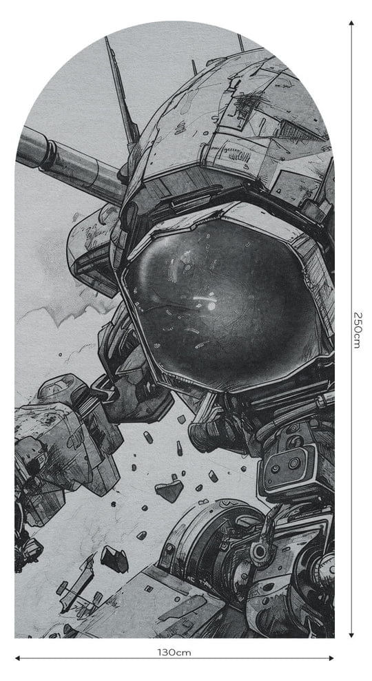 Wall Art Mecha - mural łuk w komiksowy motyw