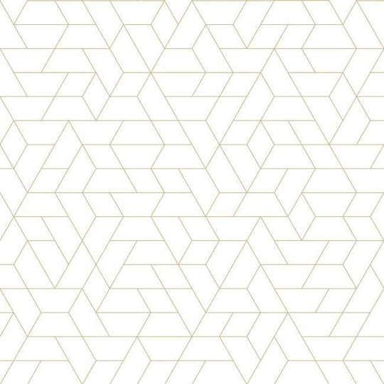 York SW7456 Black and White Resource Library Point of View Gold - tapeta w geometryczny wzór