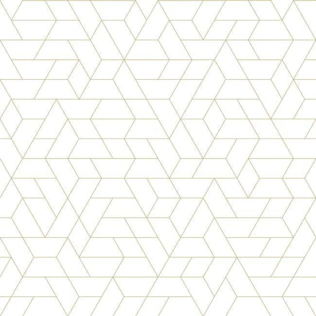 York SW7456 Black and White Resource Library Point of View Gold - tapeta w geometryczny wzór