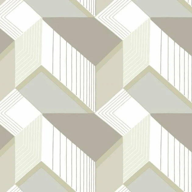 York BW3881 Black and White Resource Library Graphic Geo Blocks Neutral - tapeta w geometryczny wzór