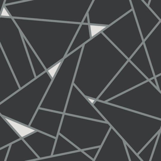 York BW3985 Black and White Resource Library Prismatic Black - tapeta w geometryczny wzór